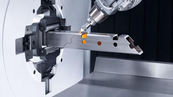 Máquina de corte por láser de tubos programable Marco rígido de la máquina para el proceso y el mantenimiento