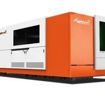 Máquina de corte láser rápida de 6kw con cubierta completamente cerrada y sistema de control Cypcut