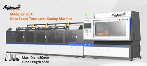 6M Equipo industrial de láser Máquina de corte por láser de tubos para Chuck Velocidad nominal 120r/min