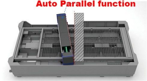 Configuración de tipo de barandilla Máquina de corte por láser de fibra de 3000 vatios para acero inoxidable
