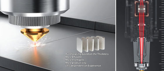 Raytools Cabeza láser máquina de corte por láser de fibra de acero inoxidable de tipo abierto CNC para cortar