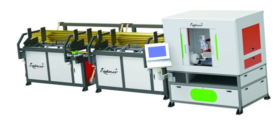 Máquina de corte por láser de fibra para tubos de acero 1kw 2kw 3kw con dispositivo rotativo