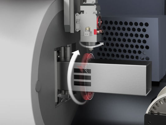 Sistema de control FSCUT Máquina de corte de metal 3D de tubos con láser para funcionamiento continuo