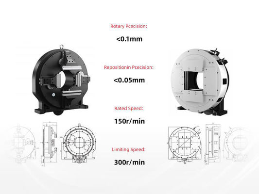 Sistema de control FSCUT Máquina de corte de metal 3D de tubos con láser para funcionamiento continuo