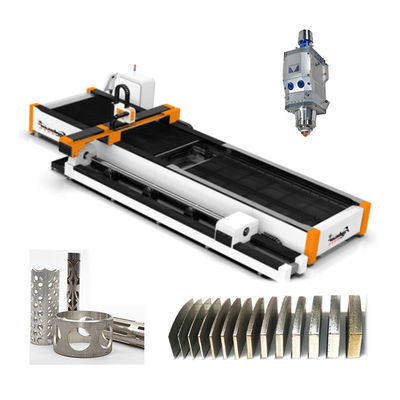 Máquina de corte por láser de fibra de metal para placas y tubos 1kw-6kw para velocidad de corte 0-100m/min