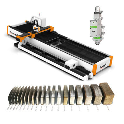 2000w Raytools Máquina de corte por láser de fibra metálica para placa de acero inoxidable