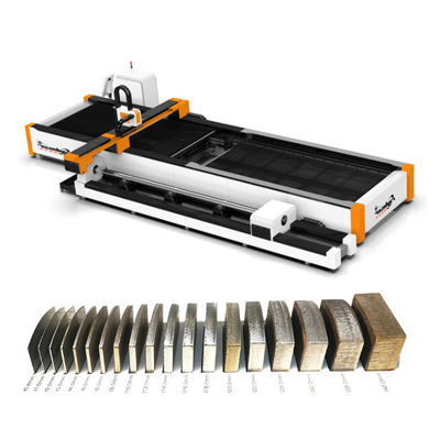 Máquina de corte de fibra de aluminio con cortador rotativo de tubo de metal cortado con láser de bajo mantenimiento